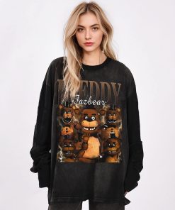 Freddy Fazbear Vintage Washed T-Shirt, Freddy Fazbear…