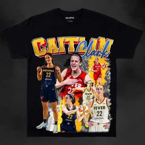 Ca-it-lin Cl-a-rk “Indiana Fever” Graphic T-Shirt 230 gsm