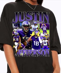 Vintage 90s Graphic Justin Jefferson TShirt –…