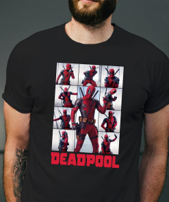 Funny Deadpool Shirt, Deadpool 3 Movie Homage…