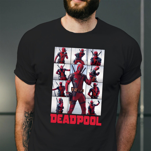 Funny Deadpool Shirt, Deadpool 3 Movie Homage Shirt, Deadpool And Wolverine Gift Tee, Deadpool Shirt For Men, Deadpool Fan Gift