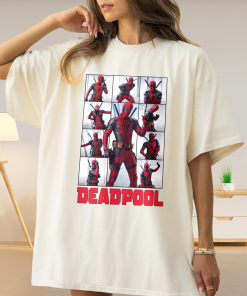 Funny Deadpool Shirt, Deadpool 3 Movie Homage…