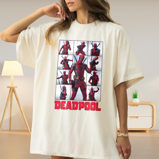 Funny Deadpool Shirt, Deadpool 3 Movie Homage Shirt, Deadpool And Wolverine Gift Tee, Deadpool Shirt For Men, Deadpool Fan Gift