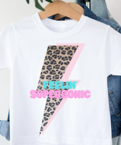 Adult LADIES Oasis Inspired Supersonic T Shirt…