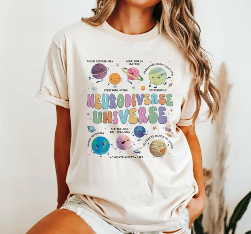 Autism Awareness Shirt, Neurodiverse Universe Shirt, Sped Teacher Shirt, Space Neurodiversity Shirt, Special Education Shirt, Autism Tees