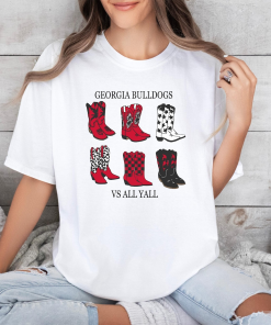 Georgia Bulldogs vs All Yall T-shirt, Women’s…