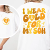 In September We Wear Gold Shirt, Childhood Cancer Awareness, Cancer Support Tee, Gold Ribbon Shirt, Cancer Fighter, Pediatric Nurse Shirt