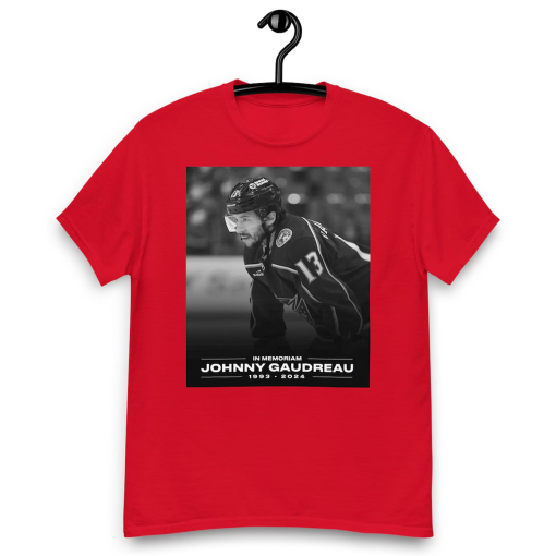 Johnny Gaudreau Shirt Ice Hockey American Professional Hockey Championship Sport Merch, RIP Johnny Gaudreau shirt