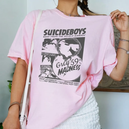 Suicideboys G59 Grey Day T-shirt – Grey Day Tour G59 Records Shirt – Suicideboys G59 Label Tee – Grey Day Tour G59 Tshirt