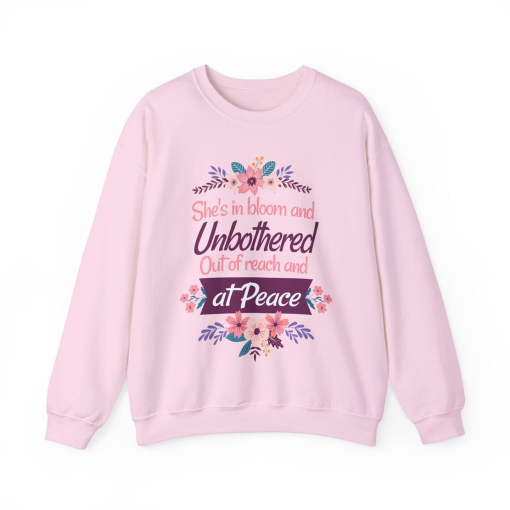 She’s in Bloom and Unbothered Out of Reach and At Peace Sweatshirt, She’s in Bloom and Unbothered Mantra T-Shirt, Jennifer Lopez Tee, JLo