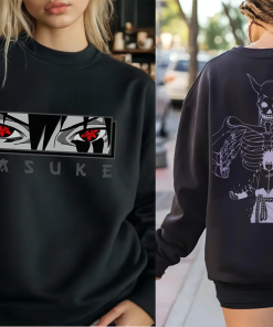 Ninja Itachi Front & Back Design Sweatshirt,Anime…