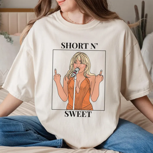 Sabrina Carpenter Short N’ Sweet Album T-Shirt, Merch