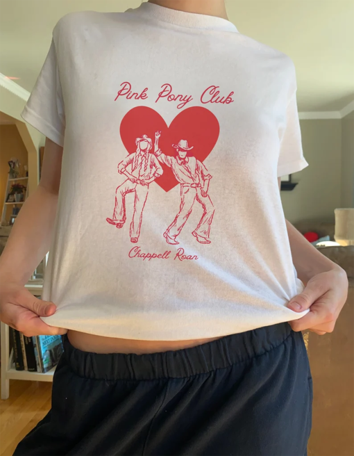 Chappell Roan T-Shirt- Pink Pony Club- Rise and Fall of a Midwest Princess- Chappell Roan Merch- Olivia Rodrigo tour- Vintage Cotton Tee