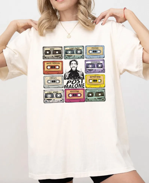 Malone Music The Album Shirt, Post Malone Tour 2024 Shirt, vintage 90s music style shirt, Gift For Friend, Posty shirt, malone shirt