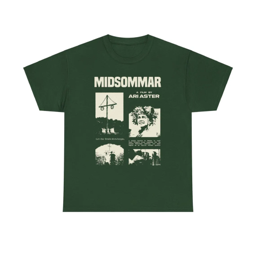 Midsommar A24 Movie T Shirt, Midsommar Festival Horror Shirt, I Survived Sweden Festivities, Scary Movie Sweatshirt