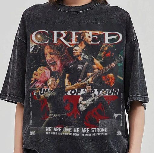 Creed Band 2024 Tour Summer Of 99 Tour Shirt, Creed Rock Band 90s Concerts Music Unisex Shirt, Music Tour 2024, Creed Tour