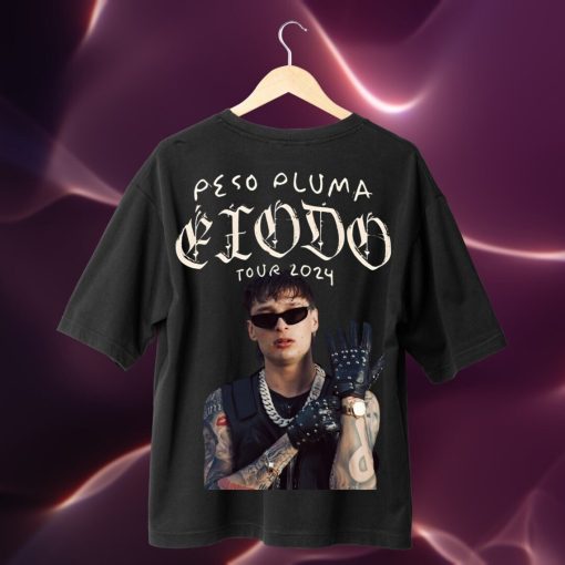 Peso Pluma Exodo Tour 2024 Shirt , Peso Pluma 2024 Concert Fan Gift, Exodo Tour 2024 Shirt, Sweatshirt, Hoodie