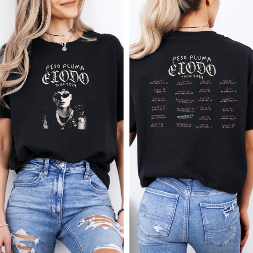 Peso Pluma Exodo vintage look t-shirt playera regional mexicano Doble P Peso Pluma eso Pluma Exodo Tour Shirt Pop Music Shirt