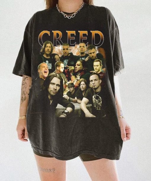 Comfort Color, Creed Band 2024 Tour Summer Of 99 Tour Shirt, Creed Rock Band 90s Concerts Music Unisex Shirt, Music Tour 2024, Creed Tour