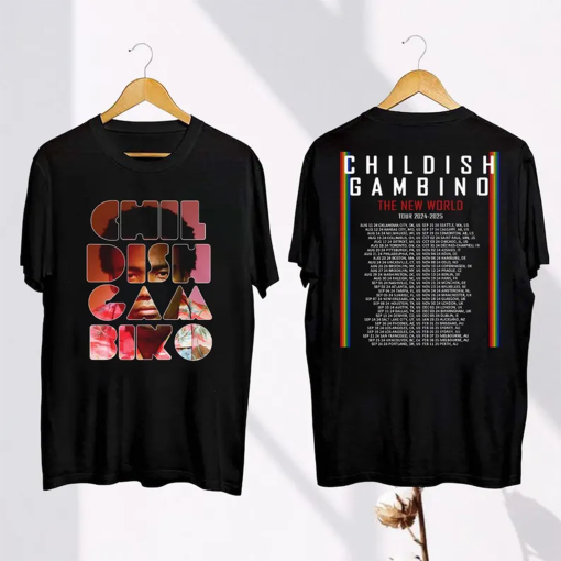 Childish Gambino World Tour 2024 Shirt, Graphic Childish Gambino Shirt, Childish Gambino Fan Gifts, Childish Gambino 2024