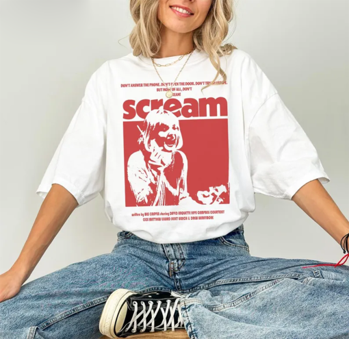 Retro Scream Movie Shirt -scream halloween shirt,scream movie tshirt,retro horror shirt,vintage horror shirt,stu macher shirt,billy loomis