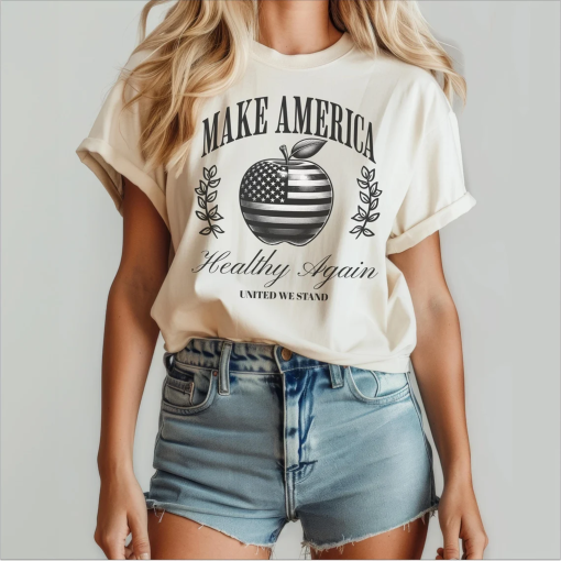 MAHA Social Club T-Shirt, Apple Shirt, 2024 Election Shirt, Make America Great, Voting, Politics TShirt, Patriot Shirt, Kennedy Trump Tee