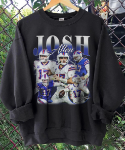 Vintage 90s Graphic Style Josh Allen T-Shirt,…