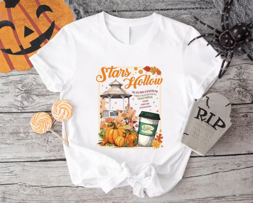 Stars Hollow Shirt, Gilmore Girls Shirt, Fall Vibes Shirt, Luke’s Diner Coffee, Autumn Festival, Lukes Diner Shirt, Dragonfly Inn