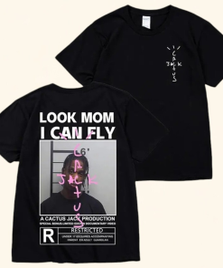 T-shirt y2k travis scott look mom i…