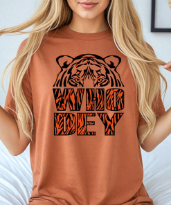 Who Dey Comfort Colors Shirt, Tiger Graphic…