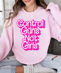 Control Guns not Girls (Pink Version) tee,…