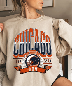 Chicago Football Sweatshirt, Vintage Chicago Crewneck, Retro…