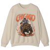 Chicago Football Sweatshirt, Vintage Chicago Crewneck, Retro Chicago Sweatshirt, Chicago Varsity Sweatshirt, Chicago Long Sleeve