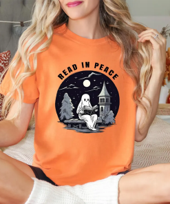 Comfort Colors Halloween Ghost Read In Peace…