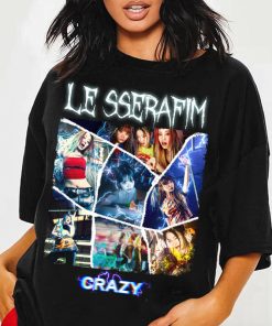 Le Sserafim Vintgae Crazy Album Sweatshirt, Crazy…