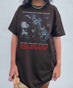 Saw, Jigsaw, Horror RETRO shirt, Jigsaw HORROR…