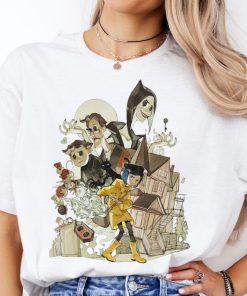 Coraline T-Shirt, Spooky Movie Halloween Shirt, Halloween…