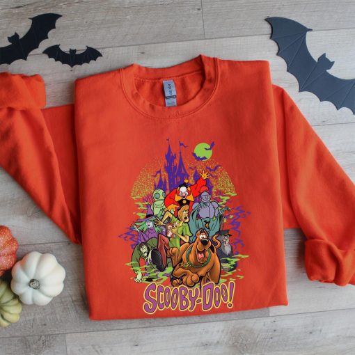 Classic Scooby Doo Shirt Horror Movie Shirt Halloween Shirt Scooby Doo Halloween Party Costume Shaggy Spooky Shirt Cartoon Fan