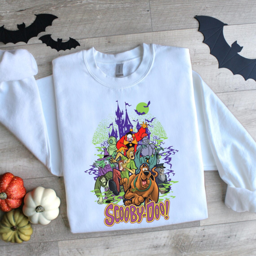 Classic Scooby Doo Shirt Horror Movie Shirt Halloween Shirt Scooby Doo Halloween Party Costume Shaggy Spooky Shirt Cartoon Fan