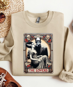 The Lovers Shirt, Retro Halloween Sweatshirt, Halloween…