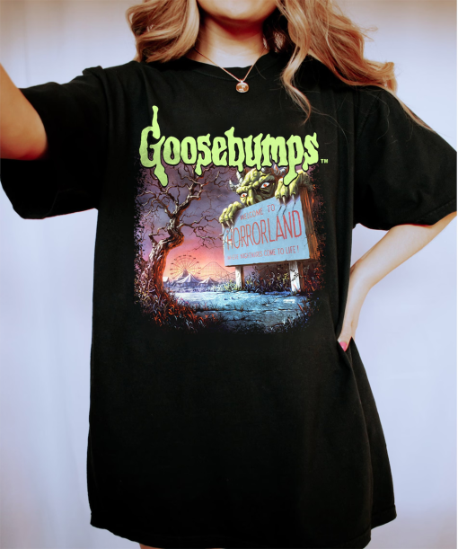 Goosebumps Shirt, Horrorland Shirt, R.L.Stine Goosebumps Shirt, Goosebumps Halloween Shirt, Goosebumps Beware Of Monsters Shirt, Horror Book