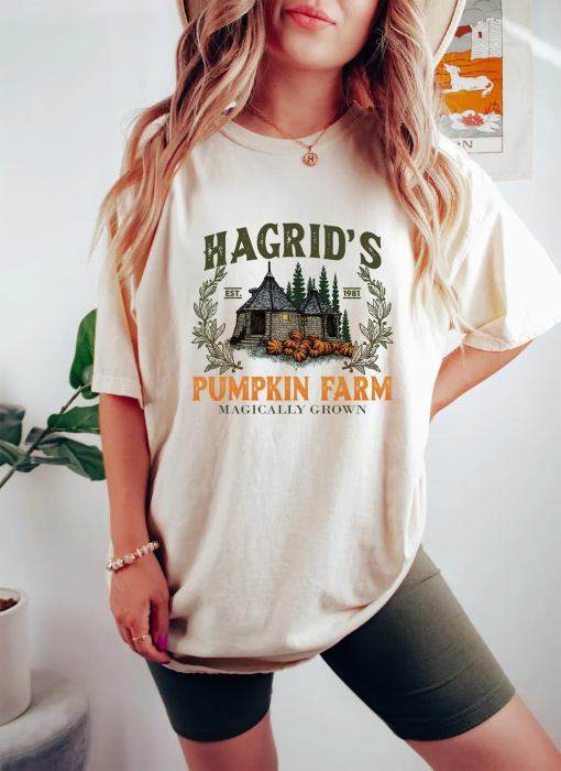 Hagrid’s Pumpkin Farm Sweatshirt, Thanksgiving 2024, Fall Sweatshirt, Halloween Sweatshirt, Pumpkin Sweatshirt, Fall Shirt,Book Lover Gift