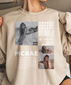 Retro Tate Mcrae Greedy Album Shirt, Tate…