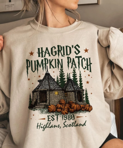 Hagrid’s Pumpkin Farm Sweatshirt, Fall Pumpkin Shirt,…