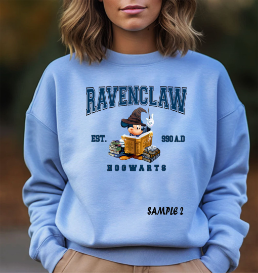 Hogwarts 4 House Mickey Mouse Harry Potter Sweatshirt