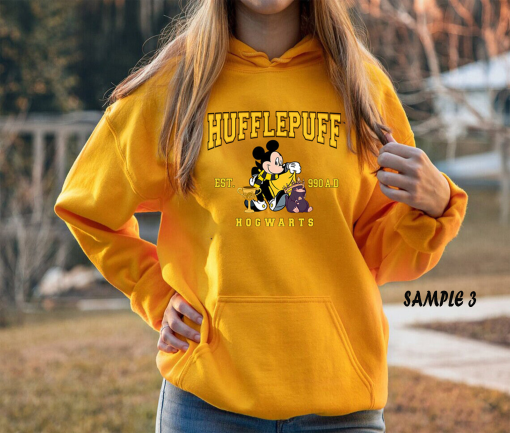 Hogwarts 4 House Mickey Mouse Harry Potter Sweatshirt