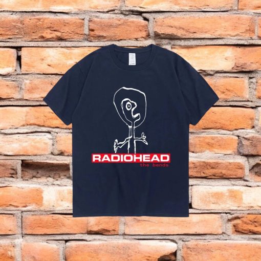 Radiohead Unisex T-Shirt – Vintage Drip Rock Band Tee | Opium-Inspired Retro Graphic Shirt | Indie Music Merch