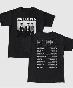 Model Tour 2024 dates shirt, Wallows band…