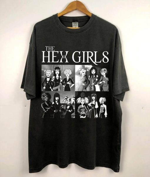 The Hex Girls Rock Band Shirt, The Hex Girls Shirt, Halloween Hex Girls Rock Band Concert Tee, Hex Girls 2024 Tour Unisex Shirt