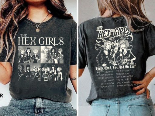 The Hex Girls Rock Band Shirt, The Hex Girls Shirt, Halloween Hex Girls Rock Band Concert Tee, Hex Girls 2024 Tour Unisex Shirt